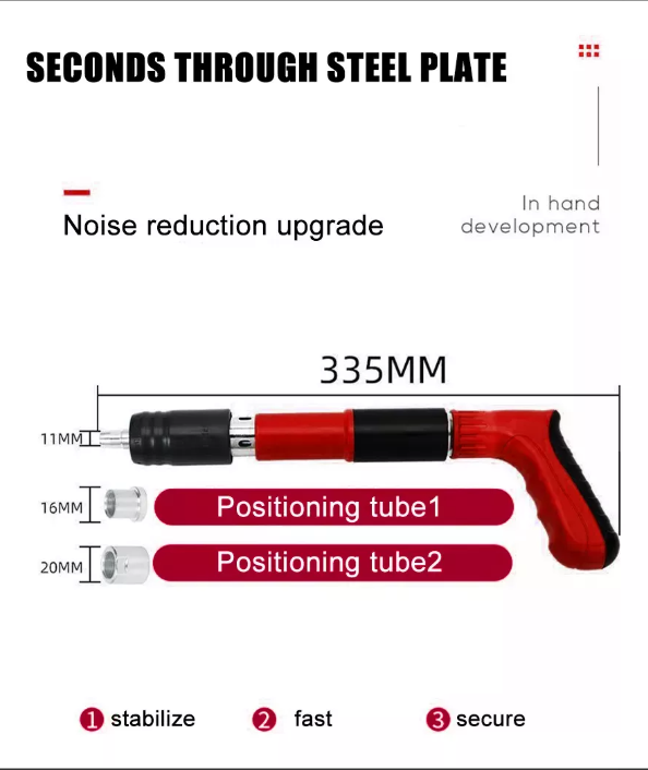 Miniatura 2 de Pistola Clavos Acero Neumática Clavadora